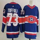 Adidas Montreal Canadiens #73 yler Toffoli blue hockey jersey-PD