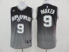 Adidas San Antonio Spurs PARKER 9# Grey drift fashion NBA Jerseys