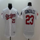 2016 Los Angeles Dodgers Kirk Gibson #23 white Flexbase Authentic Collection Jersey(1)