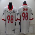 Nike Oakland Raiders #98 Maxx Crosby white 2022 All-Star NFL Jersey