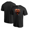 Chicago Bears NFL Pro Line by Fanatics Branded Midnight Mascot T-Shirt - Black