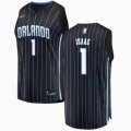 Customized Orlando Magic Jonathan Isaac Fanatics Branded Black 2020-2021 Fast Break Basketball Jerseys