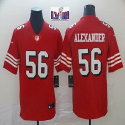 49ers #56 Kwon Alexander red nike Color Rush Limited Jerseys 01