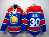 Golden State Warriors #30 Stephen Curry red blue basketball Hooded Sweatshirt