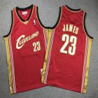 Youth Cleveland Cavaliers LeBron James #23 red throwback nba jersey