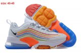 Men Nike Air Max Zoom 95 white orange gray shoes