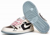 2024 Nike Air Jordan 1 women basketball Shoes white black skyblue