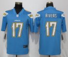 San Diego Chargers 17 Philip Rivers Nike skyblue Color Rush Limited Jersey