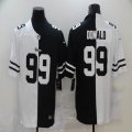 Nike Rams #99 Aaron Donald white black Split Color Rush Limited Jersey-BD