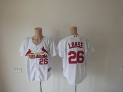 St. Louis Cardinals #26 Kyle Lohse White MLB Jerseys