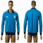 2015 Germany sky blue soccer jacket