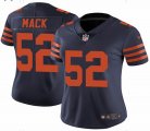 Women Nike Bears #52 Khalil Mack blue Color Rush Limited Jersey-BD