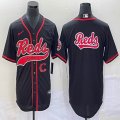 Nike Cincinnati Reds blank black majestic baseball jerseys Joint name -BD 07