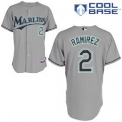 Florida Marlins #2 RAMIREZ gray MLB Jerseys