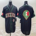 2023 World Cup Mexico blank black new majestic MLB baseball Jerseys-BD 23