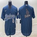 Nike Los Angeles Dodgers blank blue majestic baseball MLB jerseys -BD 09