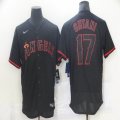 Los Angeles Angels #17 Shohei Ohtani black Flexbase Authentic Collection Jersey