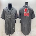 Nike Cleveland Browns blank Hemp gary baseball jerseys Joint name-BD 01