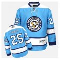 NHL Pittsburgh Penguins #25 Talbot Blue Jersey