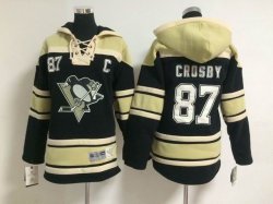 Youth Pittsburgh Penguins #87 S.Crosby Black NHL Hooded Sweatshirt