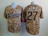 San Diego Padres #27 Matt Kemp camo mlb baseball jerseys(1)