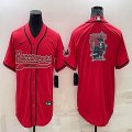 Nike Tampa Bay Buccaneers blank red baseball jerseys Joint name-BD 01