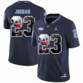 North Carolina Tar Heels Michael Jordan #23 black Printing fashion version college football jersey-2