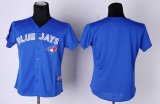 MLB Women Toronto Blue Jays blank Blue Jersey