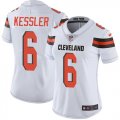 Women Cleveland Browns #6 Kessler white Nike Color Rush Limited Jerseys