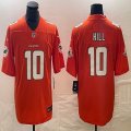 Nike Miami Dolphins #10 Tyreek Hill orange Color Rush Limited Jersey-BD