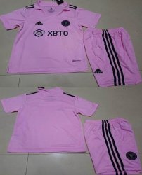 2023-2024 Club Internacional de Fútbol Miami pink kid soccer jerseys