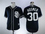 San Diego Padres #30 Eric Hosmer dark blue majestic baseball jersey