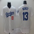 Los Angeles Dodgers #13 Max Muncy white Flexbase Authentic Collection Jersey