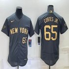 2022 MLB All-Star Nike New York Yankees #65 Cortes Jr. gray Flexbase Authentic Collection Jersey-BD 01