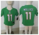 Nike Miami Dolphins 11 Wallace light Green NFL Children Jerseys