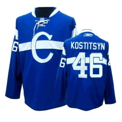 Montreal Canadiens #46 Andrei Kostitsyn Blue Jersey