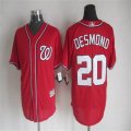 2015 Washington Nationals #20 Ian Desmond red baseball jerseys