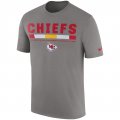 Kansas City Chiefs Nike Sideline Legend Staff Performance T-Shirt - Charcoal