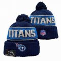 2024 Tennessee Titans dark blue white skyblue NFL Sports Cuffed Knit Hats