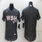 Nike Washington Nationals blank gray Flexbase Authentic Collection Jersey city version