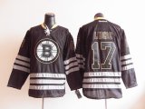 NHL Boston Bruins 17 LUCIC Black white Jersey