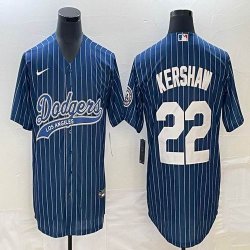 Nike Los Angeles Dodgers #22 Clayton Kershaw blue majestic baseball Jerseys Joint name -BD 04