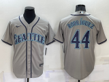 Nike Seattle Mariners #44 #44 Julio Rodríguez gray majestic mlb jersey-BD