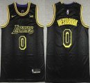 Nike NBA Los Angeles Lakers #0 Russell Westbrook Black nba basketball Jersey-XD