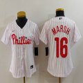 Youth Nike Philadelphia Phillies #16 Brandon Marsh white majestic baseball jerseys 01