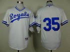 Kansas City Royals Eric Hosmer 35# white throwback mlb jerseys