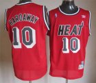 Miami Heat #10 Tim Hardaway Red NBA Jerseys