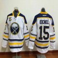 Buffalo Sabres #15 Jack Eichel Navy white hockey Jerseys