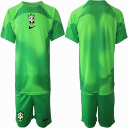 2022 World Cup Brazil team green goalkeeper soccer jerseys