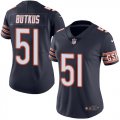 Women Nike Chicago Bears #51 Dick Butkus dark blue Color Rush Limited Jerseys